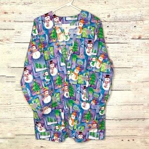 Christmas Scrub Jacket